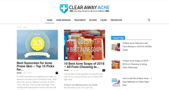 Desktop Screenshot of clearawayacne.com